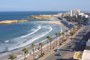 Maghreb - Monastir-la plage de Monastir- Cityvol Voyages